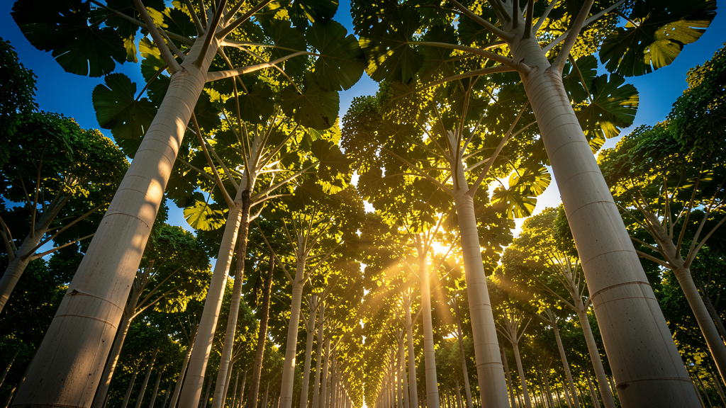 Mature Phoenix Tree plantation
